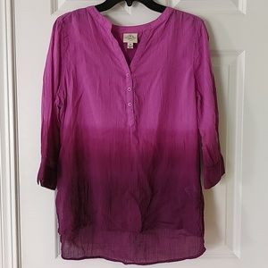 EUC St Johns Bay Gradient Purple Top